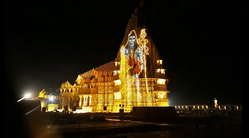 Enjoy the Light and Sound Show at Somnath Temple